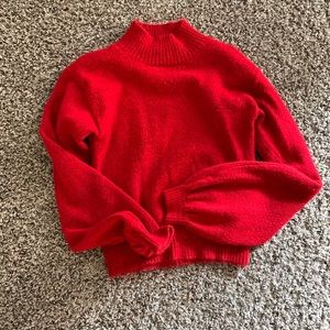 Red sweater